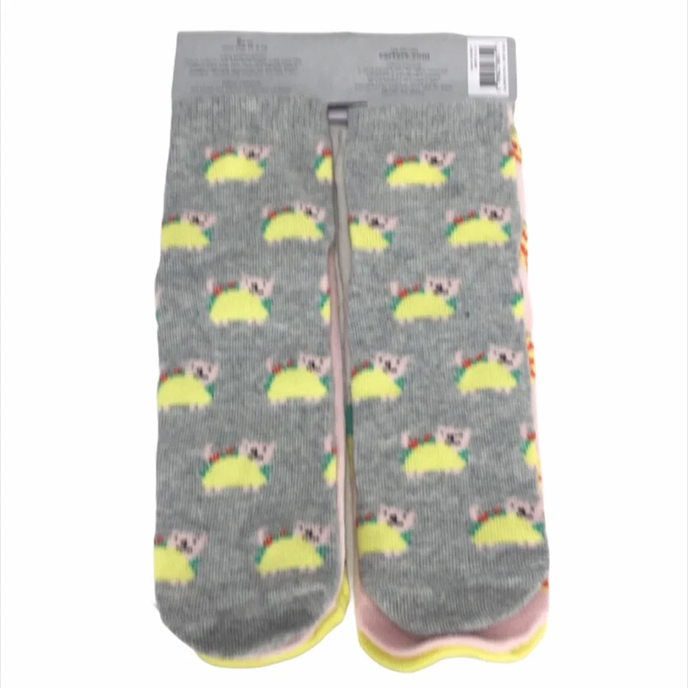 Carter’s Taco Time and Pizza Socks, 3 Pairs